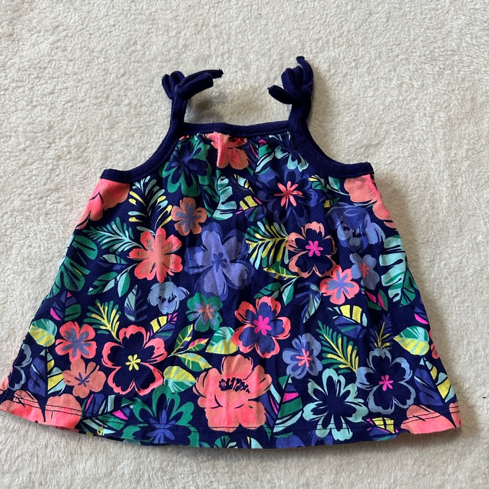 Floral Kids Tank Top